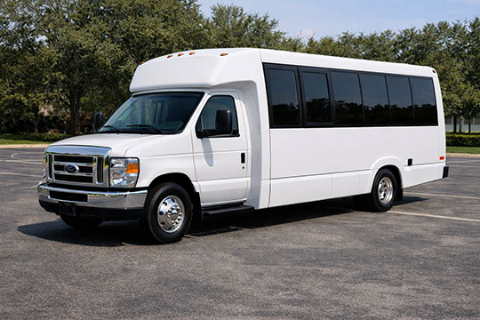 18-passenger minibus available for charter in West Palm Beach, FL